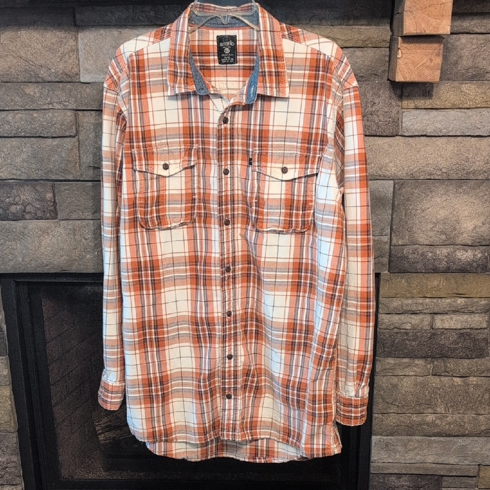 RedHead Plaid Casual Button Down Shirt